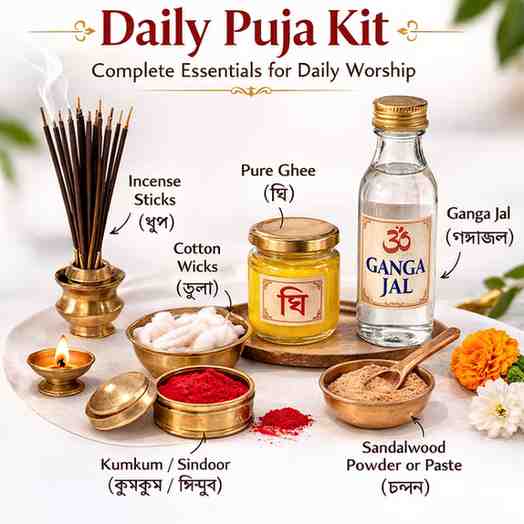 Daily Puja Kit - for Every Hindu Home